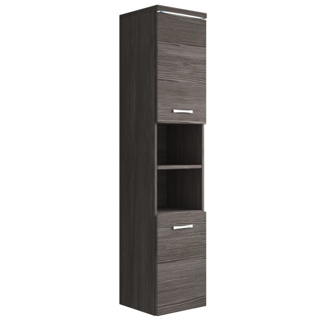 Badplaats Badkamerkast paso 35 x 35 x 160 cm grijs eiken hangende kolomkast 3181283 large
