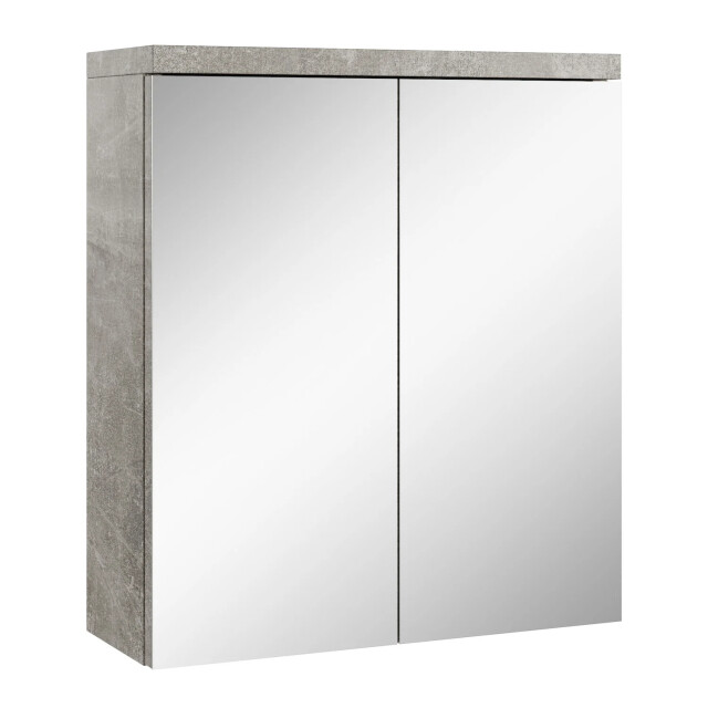 Badplaats Spiegelkast toledo 60 x 20 x 60 cm beton grijs badkamerkast 3181318 large