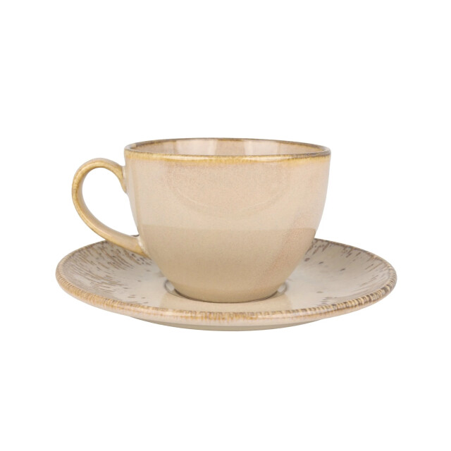 Bonna Thee kopjes & schotel sand snell porselein set van 6 3069990 large
