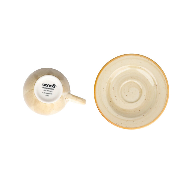 Bonna Espresso kopjes & schotel aura terrain porselein set van 6 3070010 large