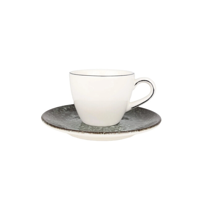 Bonna Espresso kopjes & schotel cosmos porselein set van 6 3070007 large