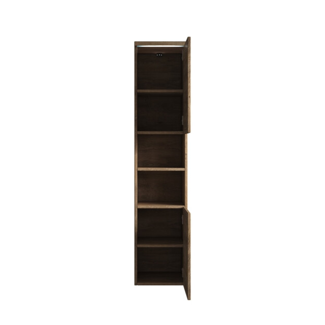 Badplaats Badkamerkast paso 35 x 35 x 160 cm bruin eiken hangende kolomkast 3181282 large