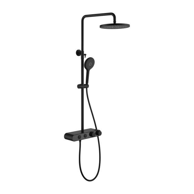 Luzzo ® dirillo regendouche thermostaat met planchet mat 3047846 large