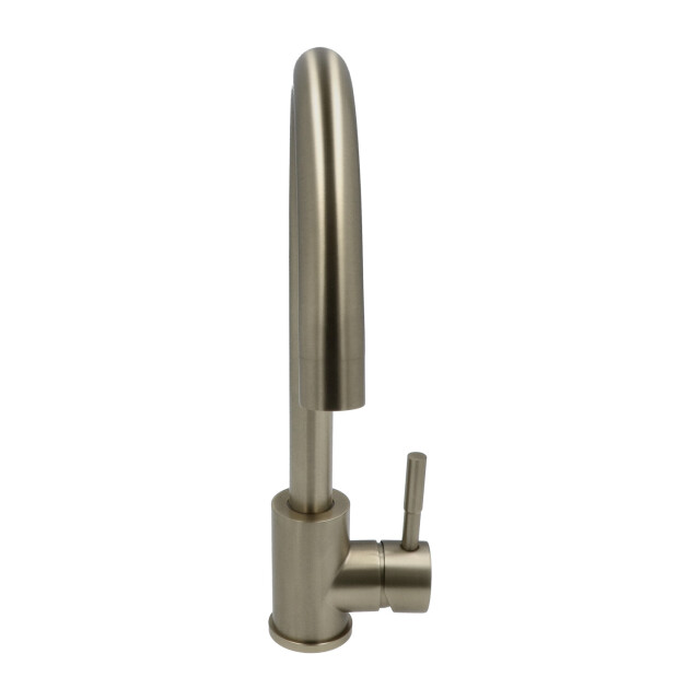 Luzzo ® iseo keukenkraan brushed brass rvs mengkraan keuken - 3047886 large