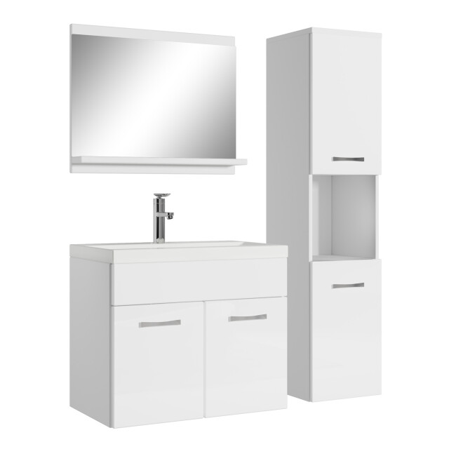 Badplaats Badkamermeubel set montreal 60 x 35 cm hoogglans badmeubel met 3181392 large