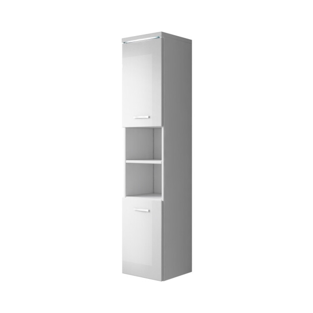 Badplaats Badkamerkast paso 35 x 35 x 160 cm wit hoogglans hangende 3181281 large