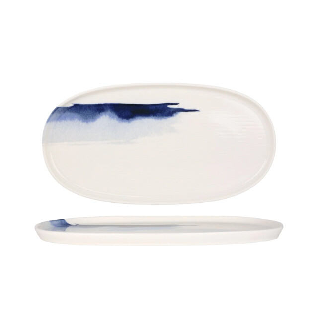 Bonna Serveerschaal blue wave porselein 30 cm set van 2 3069905 large