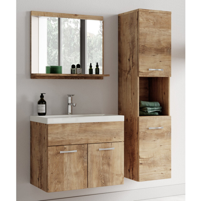 Badplaats Badkamermeubel montreal set 01 60 x 35 cm kastanje badmeubel 3181159 large