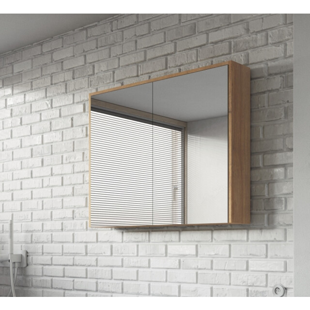 Badplaats Badkamerkast cuba 80 x 16 x 72 cm - spiegelkast badkamer 3181309 large