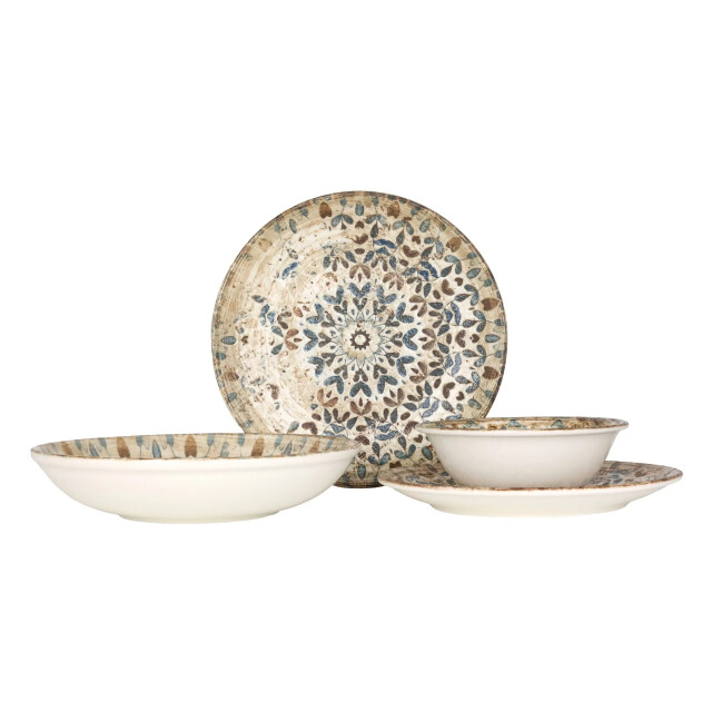 Rinart Serviesset (large) aztec 24 delig 6 personen porselein 3068985 large
