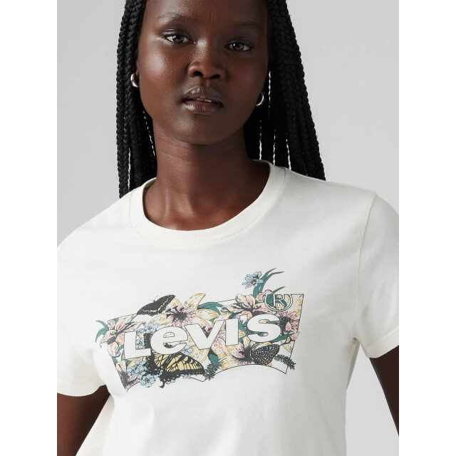 Levi's the perfect tee lily bw fill egret grap 17369 2948 06011.180.0007 large