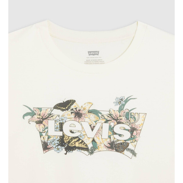 Levi's the perfect tee lily bw fill egret grap 17369 2948 06011.180.0007 large