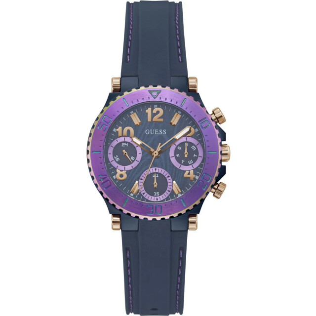 Guess Silicium horloge voor stijlvolle zekerheid Guess Blauw Silicium Horloge Voor Stijlvolle Zekerheid large