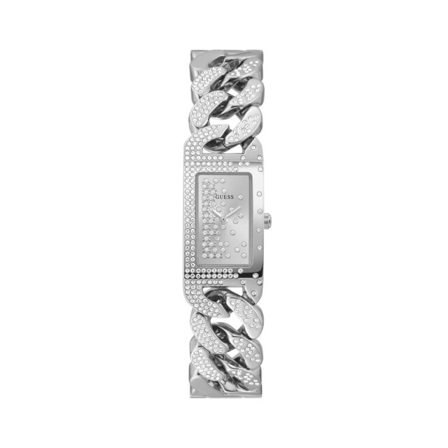 Guess Roestvrij stalen horloge voor elke gelegenheid Guess Zilveren Roestvrij Stalen Horloge voor Elke Gelegenheid large