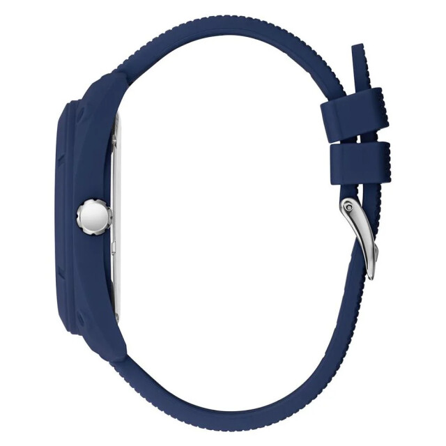 Guess Rubber horloge voor stijlvolle gelegenheden Guess Blauwe Rubber Horloge Voor Stijlvolle Gelegenheden large