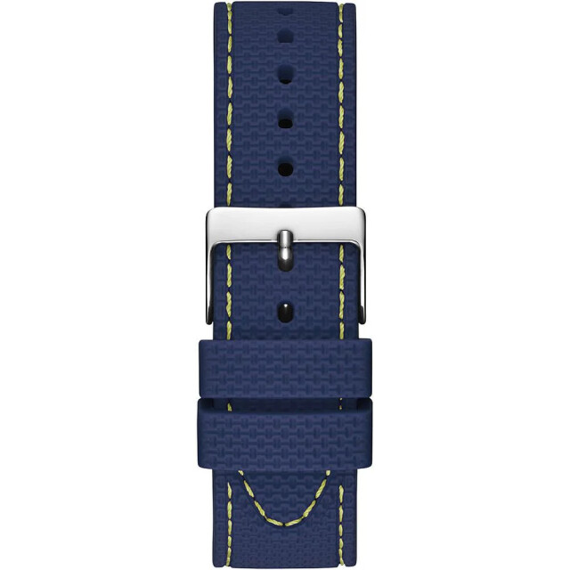 Guess Rubber horloge voor stijlvolle gelegenheden Guess Blauwe Rubber Horloge Voor Stijlvolle Gelegenheden large