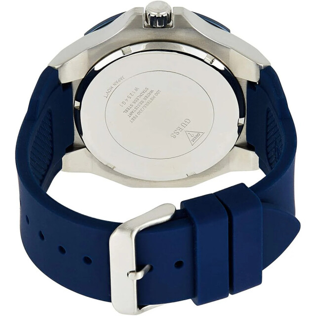Guess Rubberen horloge voor stijlvolle mannen Guess Blauw Rubberen Horloge Voor Stijlvolle Mannen large