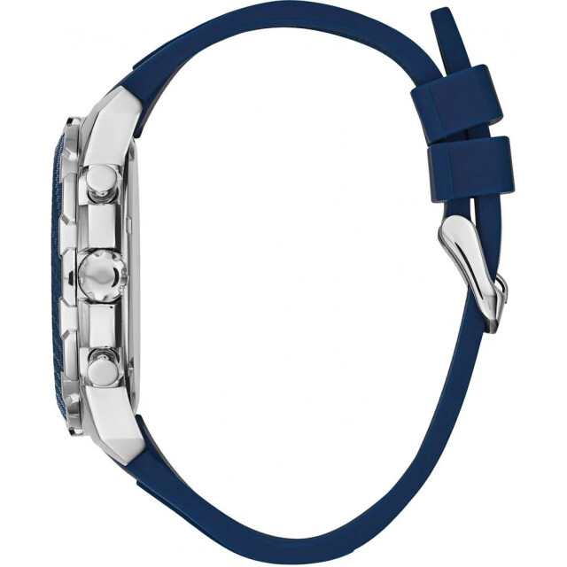 Guess Rubber horloge voor stijl en functionaliteit Guess Blauwe Rubber Horloge voor Stijl en Functionaliteit large