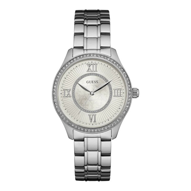 Guess Stalen horloge voor stijlvolle elegantie Guess Zilver Stalen Horloge Voor Stijlvolle Elegantie large