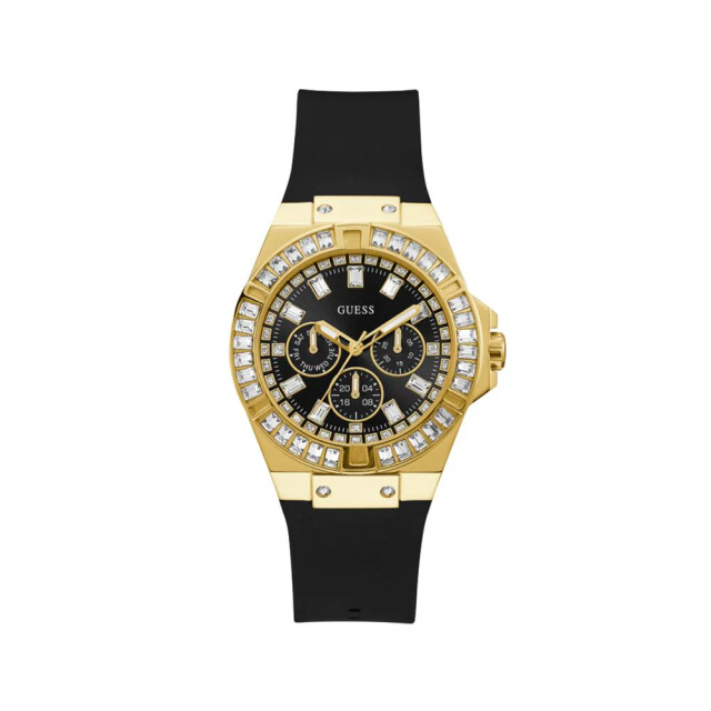 Guess Silicone horloge stijlvol en praktisch Guess Zwart Silicone Horloge Stijlvol en Praktisch large
