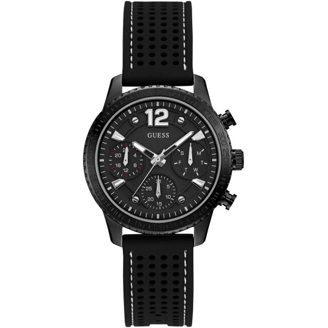 Guess Hars horloge voor een stijlvolle look Guess Zwart Hars Horloge Voor Een Stijlvolle Look large