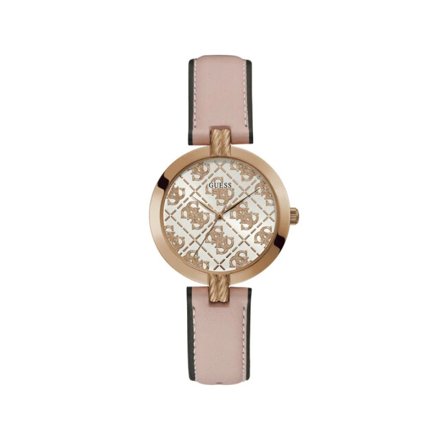 Guess Multicolor leren horloge voor dames stijlvol accessoire Guess Multicolor Leren Horloge voor Dames Stijlvol Accessoire large