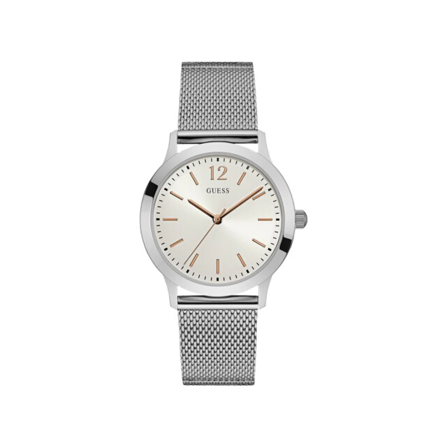 Guess Stalen horloge voor elegante stijl Guess Zilveren Stalen Horloge Voor Elegante Stijl large