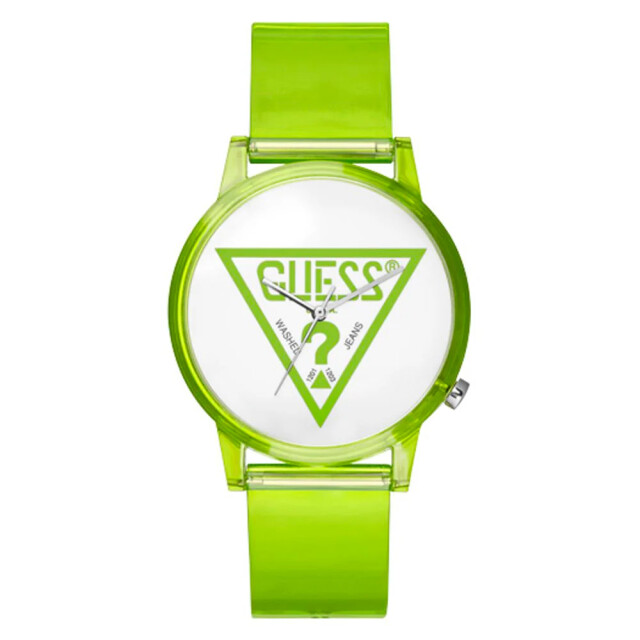 Guess Siliconen horloge stijlvol voor dames Guess Groene Siliconen Horloge Stijlvol Voor Dames large