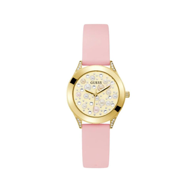 Guess Multicolor siliconen horloge voor stijlvolle looks Guess Multicolor Siliconen Horloge voor Stijlvolle Looks large