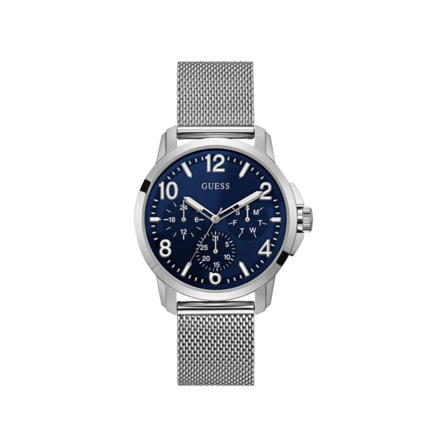 Guess Stalen horloge voor stijlvolle gelegenheden Guess Zilveren Stalen Horloge Voor Stijlvolle Gelegenheden large