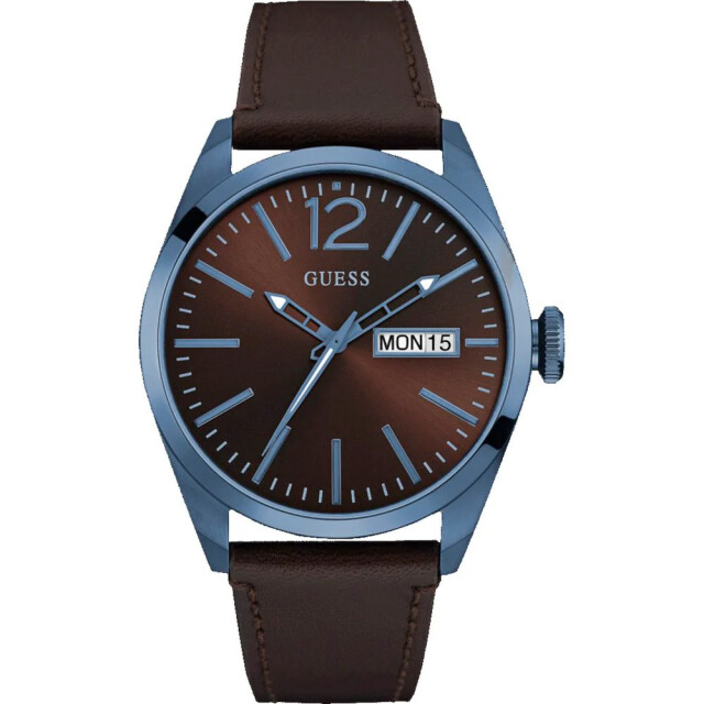 Guess Polyethyleen horloge voor stijlvolle gelegenheden Guess Bruine Polyethyleen Horloge Voor Stijlvolle Gelegenheden large