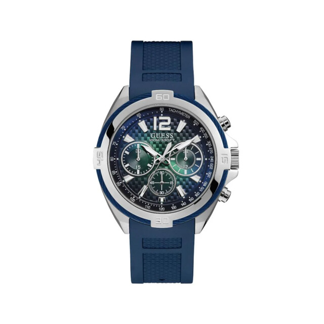Guess Rubber horloge voor stijlvolle gelegenheden Guess Blauw Rubber Horloge Voor Stijlvolle Gelegenheden large