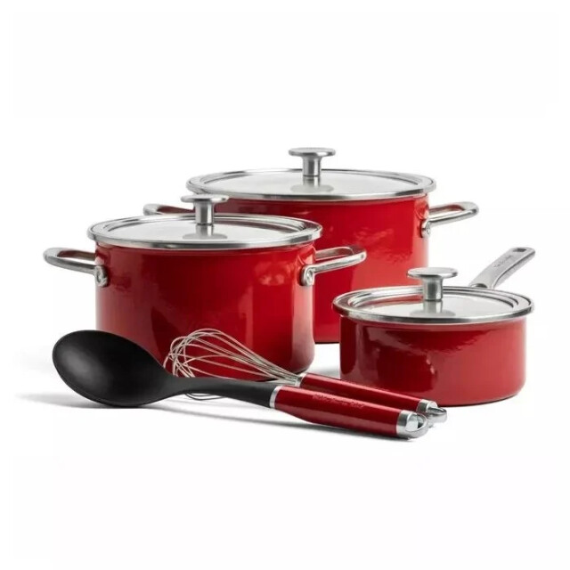 Kitchenaid Pannenset met garde en sauslepel, 5-delig CC004920-001 large