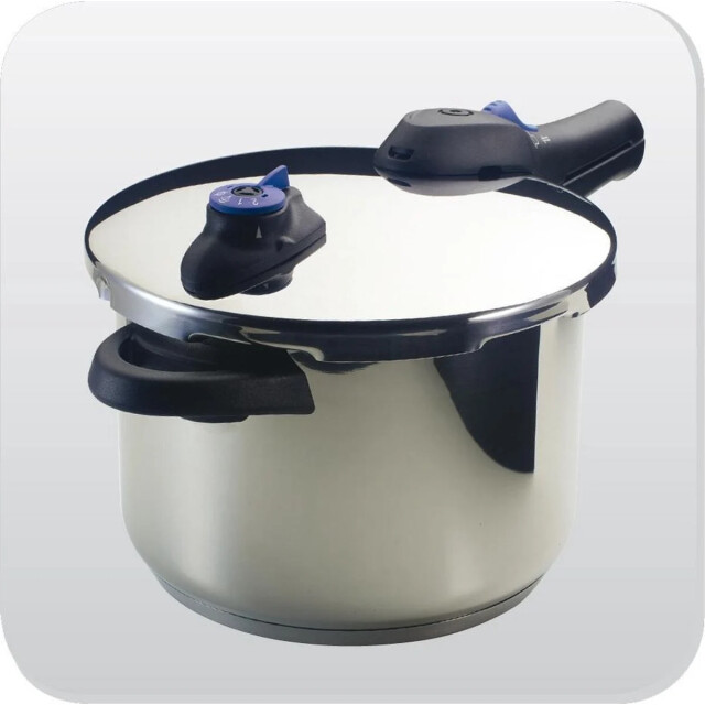 BK Cookware Bk snelkookpan rvs met glans 22cm 6l B5927.406 large