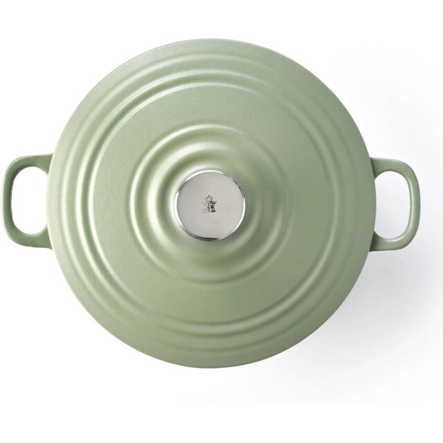 BK Cookware Bk bourgogne braadpan olive green 24 cm gietijzer H6081.524 large