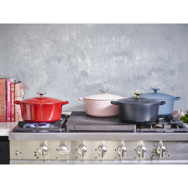 BK Cookware Bk bourgogne braadpan blush pink 24 cm gietijzer CC008930-001 large