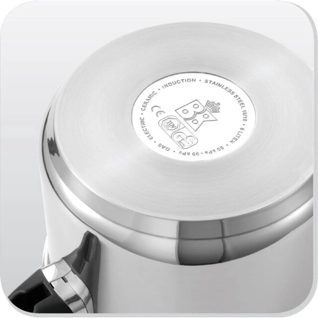 BK Cookware Bk snelkookpan rvs met glans 22cm 6l B5927.406 large