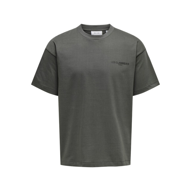 Only & Sons onsles classiques loose print ss te 22033308 grey pinstripe 05011.949.0001 large