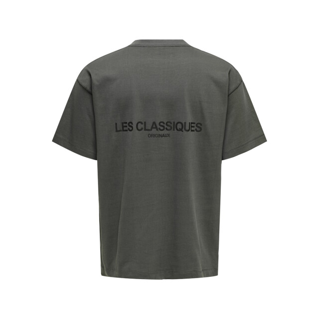 Only & Sons onsles classiques loose print ss te 22033308 grey pinstripe 05011.949.0001 large