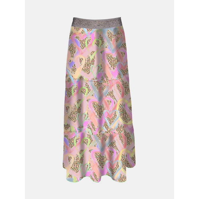Mucho Gusto ® rok toulouse hart luipaardprint MUCHO GUSTO® Rok Toulouse Hart Luipaardprint large