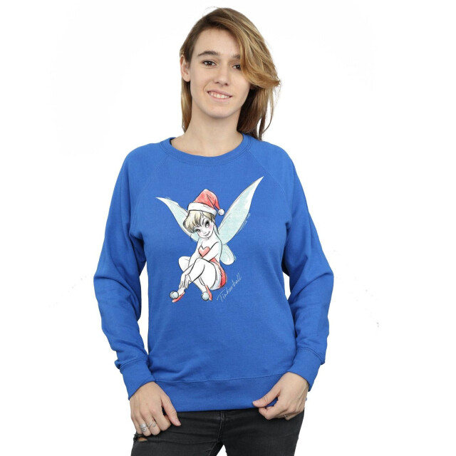 Li-cense Disney dames tinkerbell kerst fee sweatshirt UTBI11822_royalblue large