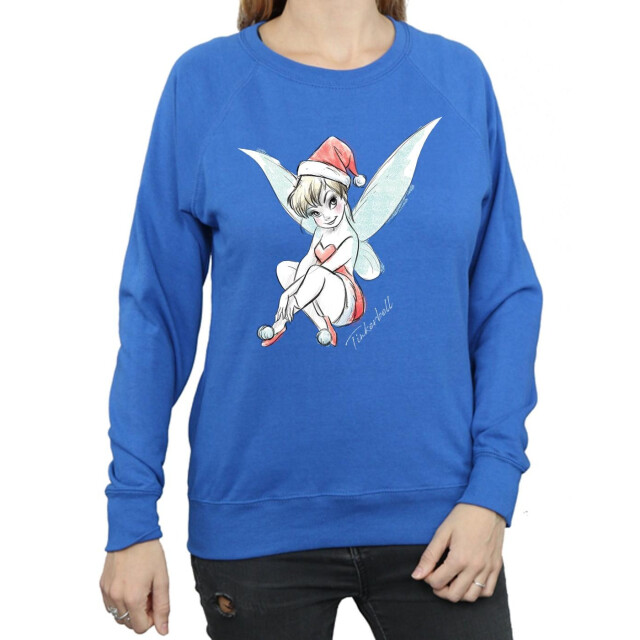 Li-cense Disney dames tinkerbell kerst fee sweatshirt UTBI11822_royalblue large