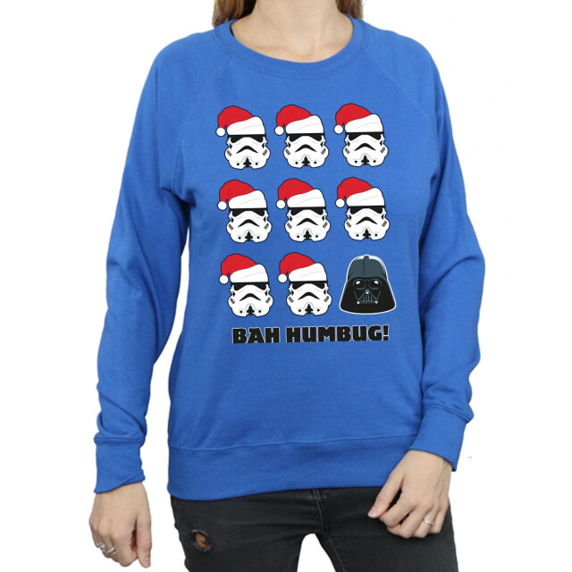 Li-cense Star wars dames kerstmis humbug sweatshirt UTBI10932_royalblue large