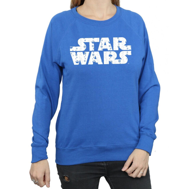 Li-cense Star wars dames sweatshirt met kerstlogo UTBI10780_royalblue large