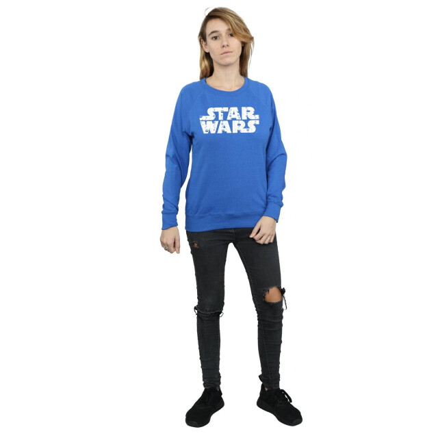 Li-cense Star wars dames sweatshirt met kerstlogo UTBI10780_royalblue large