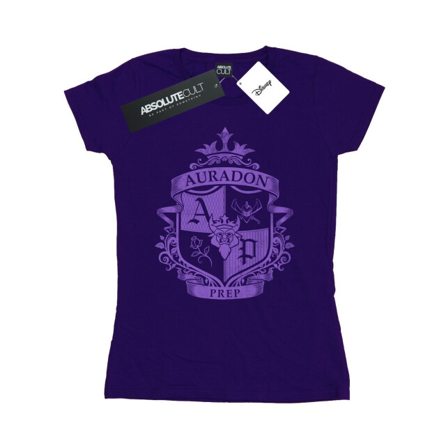 Li-cense Disney dames the descendants auradon prep crest katoenen t-shirt UTBI17687_purple large