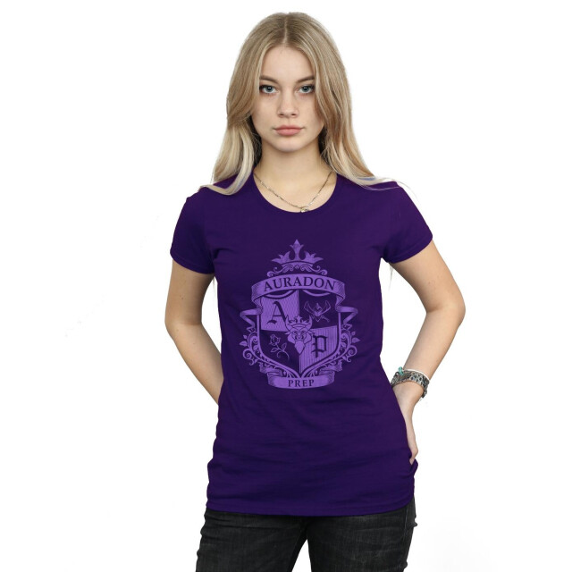 Li-cense Disney dames the descendants auradon prep crest katoenen t-shirt UTBI17687_purple large