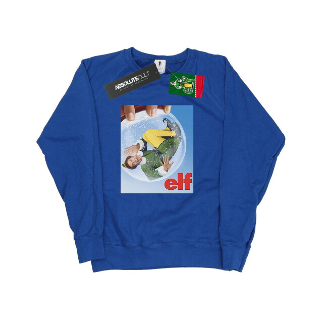 Li-cense Elf dames sweatshirt sneeuwbol poster UTBI16578_royalblue large