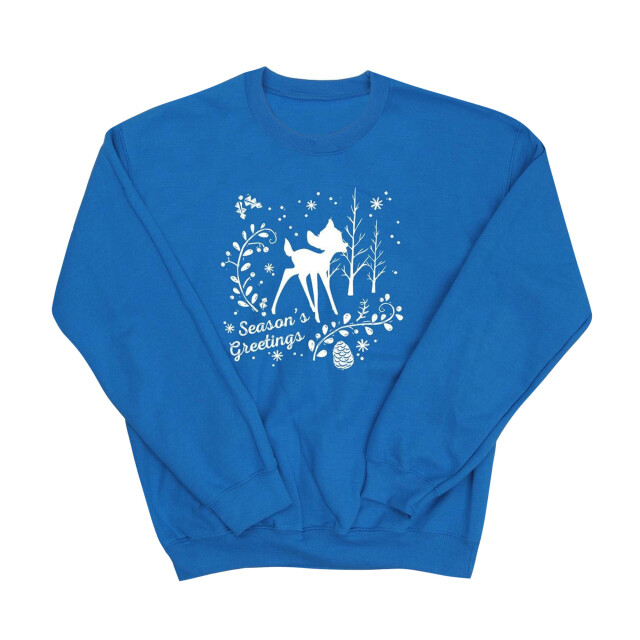 Li-cense Disney heren bambi kerst groeten sweatshirt UTBI16575_royalblue large