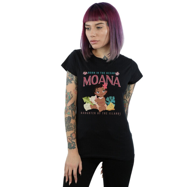 Li-cense Disney dames moana geboren in de oceaan katoenen t-shirt UTBI33916_black large